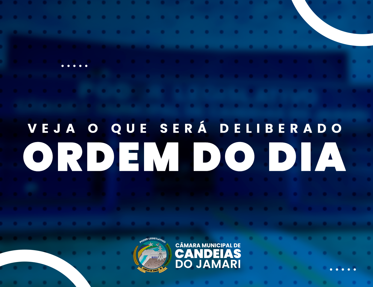 Veja o que será deliberado na Sessão Ordinária de segunda-feira (10/08/2026)